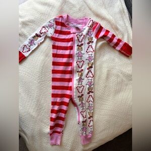 Hanna Andersson Grinch Cindy Lou Christmas Sleeper 18-24M